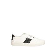 Guess Vita Avslappnade Syntetiska Sneakers White, Herr