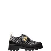 Michael Kors Jacquard logotyp loafers remstil Black, Dam