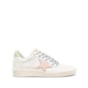 Golden Goose Vita Sneakers i Distressed Läder White, Dam