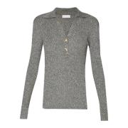 Liu Jo Elegant Stickad Topp Gray, Dam