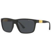 Armani Exchange Svart Acetat Dam Solglasögon Black, Dam