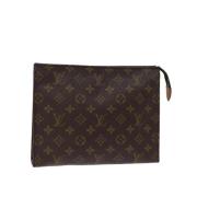 Louis Vuitton Vintage Pre-owned Canvas louis-vuitton-vskor Brown, Dam