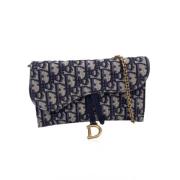 Dior Vintage Pre-owned Canvas plnbcker Blue, Dam