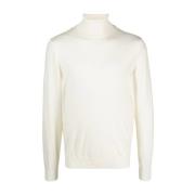 Barba Turtlenecks White, Herr