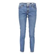 Guess Denim Skinny Jeans Blå Tvättad Effekt Blue, Dam