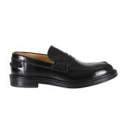 Corvari Borstad läderloafer Black, Herr