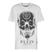 Philipp Plein Vita T-shirts och Polos White, Herr