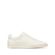 Brunello Cucinelli Logo-print Sneaker med Branded Detaljer White, Herr