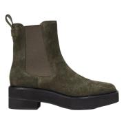 Ralph Lauren Adrianna Mocka Stövletter Green, Dam