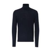 Emporio Armani Blå Pullover Tröja Blue, Herr