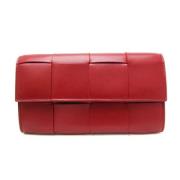 Bottega Veneta Vintage Pre-owned Laeder plnbcker Red, Unisex