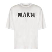 Marni Stiliga T-shirts och Polos White, Herr