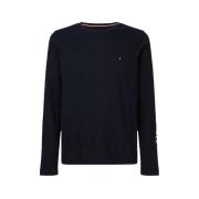 Tommy Hilfiger Långärmad T-shirt Blue, Herr