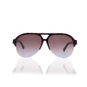 Stella McCartney Pre-owned Pre-owned Plast solglasgon Brown, Dam