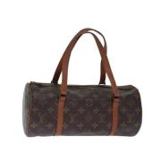 Louis Vuitton Vintage Pre-owned Canvas handvskor Brown, Dam