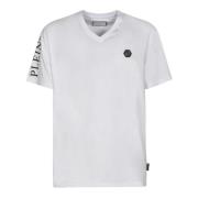 Philipp Plein Vita T-shirts och Polos White, Herr