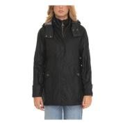 Barbour Vaxad Harrington Jacka med Bib Design Black, Dam