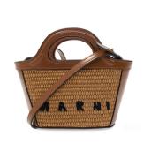 Marni ‘Tropicalia’ shopper väska Brown, Dam