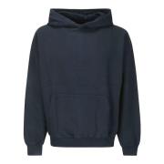 Colorful Standard Blå Hoodie Blue, Herr