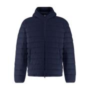 Herno Lätt Nylon Stretch Bomber Resort Jacka Blue, Herr