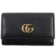 Gucci Vintage Pre-owned Laeder nyckelhllare Black, Dam