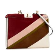 Fendi Vintage Pre-owned Tyg crossbodyvskor Multicolor, Dam