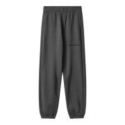 Hinnominate Tryckta Sweatpants i Grå Bomull Gray, Dam