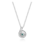 Nialaya Men's Silver Evil Eye and Hamsa Hand Necklace Gray, Herr