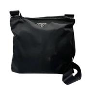 Prada Vintage Pre-owned Nylon prada-vskor Black, Dam