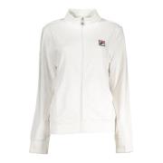 Fila Vit Sweatshirt med Dragkedja Långärmad Bomull White, Dam