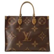 Louis Vuitton Vintage Pre-owned Tyg louis-vuitton-vskor Brown, Dam