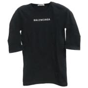 Balenciaga Vintage Pre-owned Tyg toppar Black, Dam