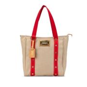 Louis Vuitton Vintage Pre-owned Canvas totevskor Beige, Dam