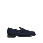 Tod's Klassiska Läder Moccasinskor Blue, Herr