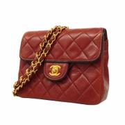 Chanel Vintage Pre-owned Laeder chanel-vskor Red, Dam