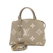 Louis Vuitton Vintage Pre-owned Tyg louis-vuitton-vskor Beige, Dam