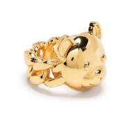 Moschino Guld Casual Ring Yellow, Dam