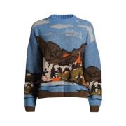 Max Mara Gang Sweater Multicolor, Dam