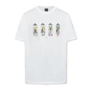 PS By Paul Smith T-shirt med tryck White, Herr