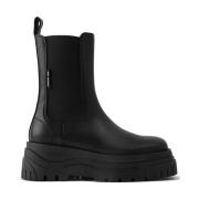 Axel Arigato Svart läder Chelsea ankelboots Black, Dam