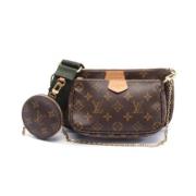 Louis Vuitton Vintage Pre-owned Canvas kuvertvskor Green, Dam