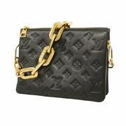 Louis Vuitton Vintage Pre-owned Tyg louis-vuitton-vskor Black, Dam