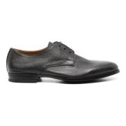 Doucal's Elegant Svart Derby Skor Black, Herr