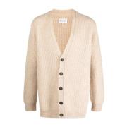 Maison Margiela Beige Alpacka Ull Cardigan Beige, Herr