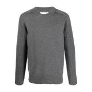 Jil Sander Elegant Grå Ulltröja Gray, Herr