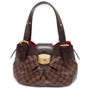 Louis Vuitton Vintage Pre-owned Tyg louis-vuitton-vskor Brown, Dam