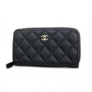 Chanel Vintage Pre-owned Laeder plnbcker Black, Dam