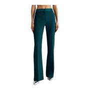 Liu Jo Elegant Stretch Polyester Elastan Byxor Green, Dam