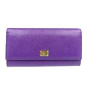 Dolce & Gabbana Pre-owned Pre-owned Laeder plnbcker Purple, Dam