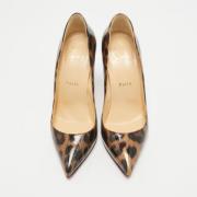 Christian Louboutin Pre-owned Pre-owned Tyg klackskor Brown, Dam